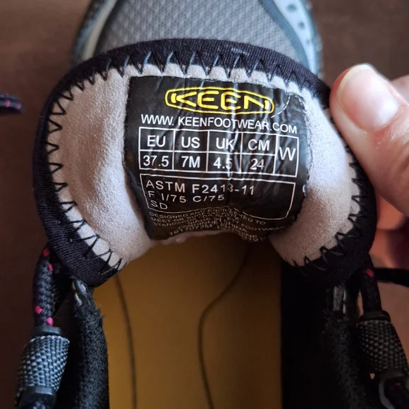 Keen NWOT Metatomical Footbed Women's Gray Work Shoes Size 7 - Picture 2 of 6